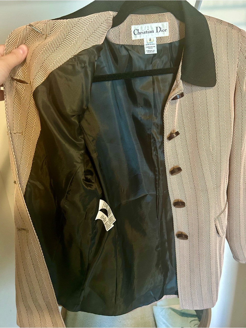 Dior Pink and Black Skirt Set Jacket - Picture 10 of 14